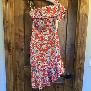 Boston Proper- NWT one shoulder dress